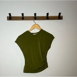 H&M satin fitted top